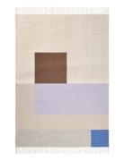 Brick Throw Home Textiles Cushions & Blankets Blankets & Throws Purple...