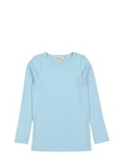 Tani Tops T-shirts Long-sleeved T-Skjorte Blue MarMar Copenhagen