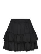 Boho Mini Skirt Skirts Short Skirts Black Gina Tricot