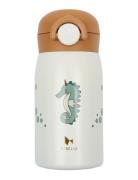 Water Bottle - Seahorse Home Meal Time Beige Fabelab