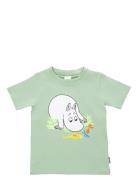 Moomintrollet T-Shirt Tops T-Kortærmet Skjorte Green MUMIN