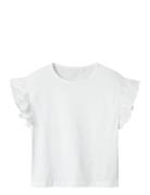 Nkfhrejaline Capsl Short Nreg Top Pb Tops T-Kortærmet Skjorte White Na...