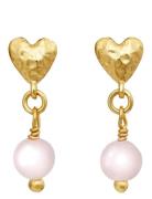 Ingrid Earrings Ørestickere Smykker Gold Maanesten