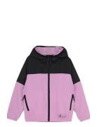 Jr. Windbreaker Jacket Outerwear Shell Clothing Shell Jacket Pink Colo...