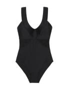 Saint Tropez Shaping Swimsuit Badedragt Badetøj Black Dorina