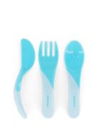 Twistshake Learn Cutlery Home Meal Time Cutlery Blue Twistshake