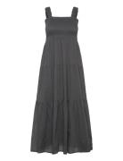 Nudall Maxi Dress Sl Maxikjole Festkjole Black Lollys Laundry