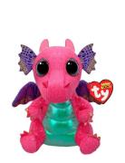 Spitfire - Pink Dragon Reg Toys Soft Toys Stuffed Toys Multi/patterned...