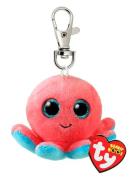 Sheldon - Pink Octopus Clip Toys Soft Toys Stuffed Animals Pink TY