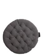Pepper Seat Cushion Home Textiles Seat Pads Grey LINUM