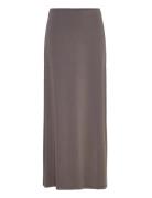 Signe Drapy Maxi Skirt Skirts Maxi Skirts Beige Weekday