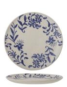 Petunia Plate Home Tableware Plates Small Plates Blue Bloomingville