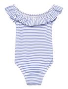 Swimsuit .-- Proabg Badedragt Badetøj Blue Mango