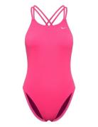 Nike Hydrastrong Solid Spiderback Piece Sport Swimsuits Pink NIKE SWIM