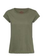 Organic Favorite Teasy Tee Tops T-shirts & Tops Short-sleeved Green Ma...