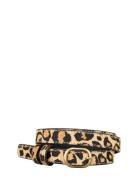 Leopa Leather Kyra Belt Bælte Multi/patterned Becksöndergaard