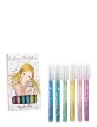 Felt Pens 6 Pcs - Glitter - Les Rosalies Toys Creativity Drawing & Cra...
