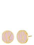 Rose Enamel Earring Accessories Jewellery Earrings Studs Pink Bud To R...