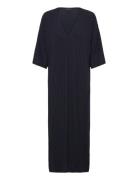 Cita Dress Knælang Kjole Black Residus