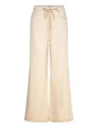 Obey Bottoms Jeans Wide Beige Munthe