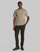 Nano Logo Interlock T-Shirt Tops T-Kortærmet Skjorte Beige Calvin Klei...
