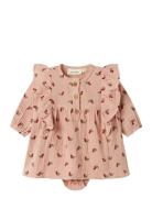 Nbfkoala Ls Loose Body Dress Lil Dresses & Skirts Dresses Baby Dresses...