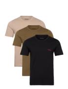 T-Shirt Rn Triplet P Tops T-Kortærmet Skjorte Multi/patterned HUGO