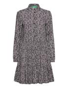 Dress Kort Kjole Grey United Colors Of Benetton