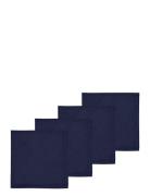 Napkins Tiles Damask Indigo 4 Pcs Home Textiles Kitchen Textiles Napki...