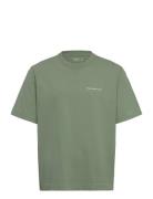 Anf Mens Graphics Tops T-Kortærmet Skjorte Green Abercrombie & Fitch