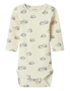 Nbnlayo Kim Ls Slim Body Lil Noos Bodies Long-sleeved Cream Lil'Atelie...