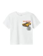 Nmmjorge Hotwheels Nreg Ss Top Box Sky Tops T-Kortærmet Skjorte White ...