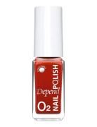 Minilack Oxygen Färg A807 Neglelak Makeup Red Depend Cosmetic