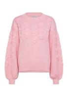 Musall Knit Jumper Ls Tops Sweatshirts & Hoodies Sweatshirts Pink Loll...