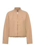 Cotton Nylon Reg Bomber Bomberjakke Beige Tommy Hilfiger