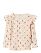 Nmflavo Eve Ls Slim Top Lil Tops T-shirts Long-sleeved T-Skjorte Pink ...