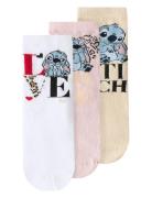 Nmfjane Stitch 3P Sock Wdi Socks & Tights Socks Cream Name It
