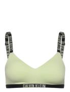 Lghtly Lined Bralette Lingerie Bras & Tops Soft Bras Bralette Green Ca...
