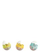 Hape Wobble Rattle Egg Set Toys Baby Toys Rattles Multi/patterned Hape