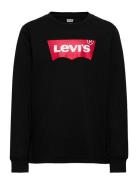 Ls-L/S Tee Tops T-shirts Long-sleeved T-Skjorte Black Levi's