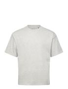 Great Boxy Heavyweight T-Shirt Tops T-Kortærmet Skjorte Grey Weekday