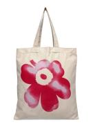 Vankka Akvarelli Unikko Plcmt Bags Totes Cream Marimekko