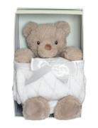 Sven With Blanket In Displaybox Toys Soft Toys Teddy Bears Multi/patte...