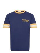 Graphic T-Shirt Tops T-Kortærmet Skjorte Navy GANT