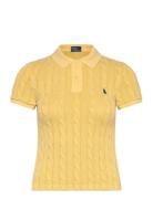 20/2 Cotton-Ssl-Psh Tops Knitwear Jumpers Yellow Polo Ralph Lauren