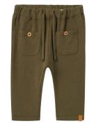 Nbmluno Pant Lil Bottoms Sweatpants Khaki Green Lil'Atelier