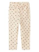 Nmflilia Loose Pant Lil Bottoms Trousers Cream Lil'Atelier