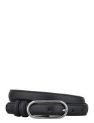 Grain Nola Leather Belt Bælte Black Becksöndergaard