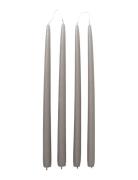Smooth Taper Candle Home Decoration Candles Pillar Candles Grey Broste...
