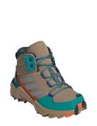 Terrex Ax4R Mid K Vinterstøvler Med Snøre Beige Adidas Terrex